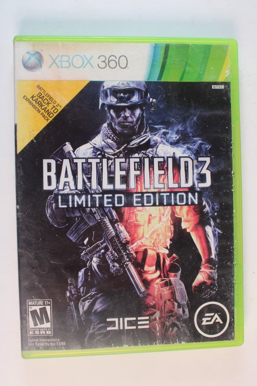 Battlefield 3 - Limited Edition (Microsoft Xbox 360) Authentic, Tested/Works